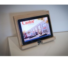 Tablet steun massief eiken